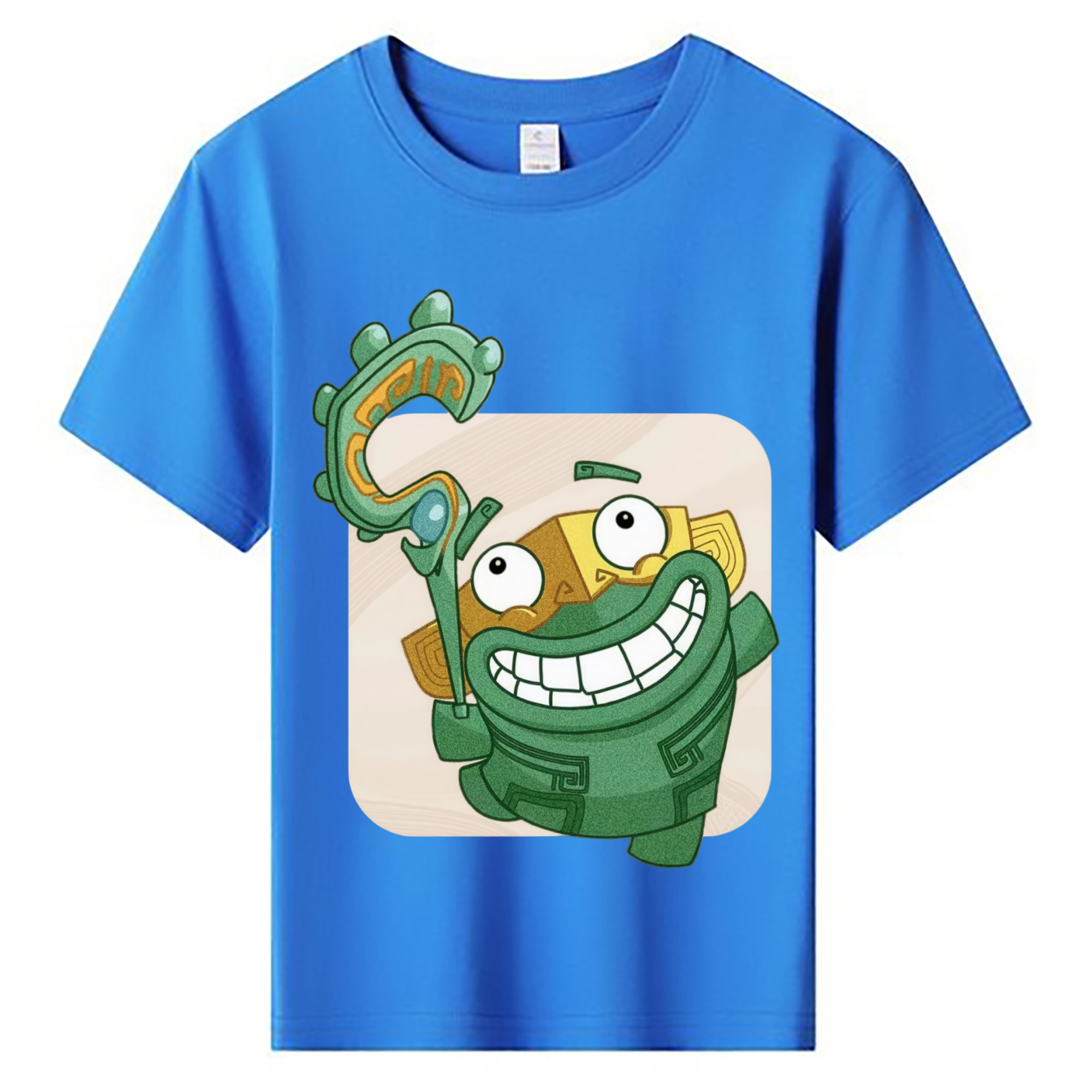 （画像用） Ne Zha 2 ナタ 魔童の大暴れ 綿100％キッズTシャツ（フロントプリント）